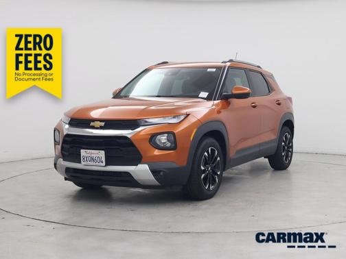 Orange 2022 Chevrolet Trailblazer LT