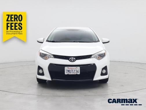 White 2015 Toyota Corolla S Plus