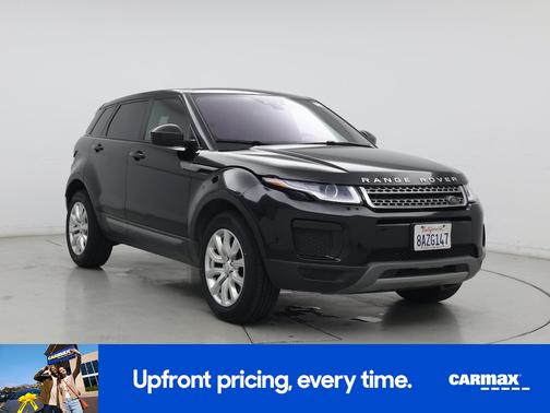Black 2018 Land Rover Range Rover Evoque SE