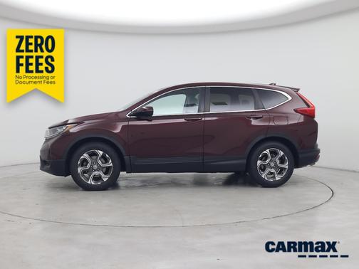 Burgundy 2018 Honda CR-V EX