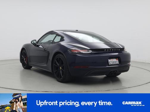 Blue 2018 Porsche 718 Cayman S