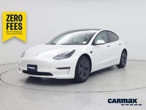 White 2022 Tesla Model 3 Long Range