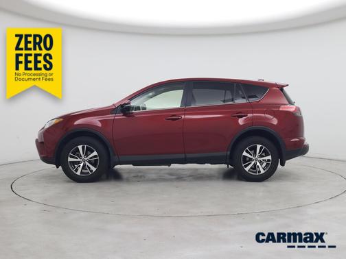 Red 2018 Toyota RAV4 XLE