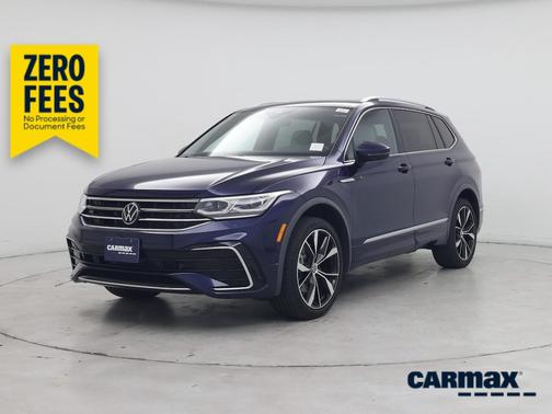 Blue 2022 Volkswagen Tiguan SEL R-Line
