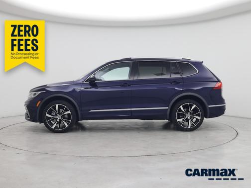 Blue 2022 Volkswagen Tiguan SEL R-Line
