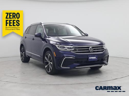 Blue 2022 Volkswagen Tiguan SEL R-Line