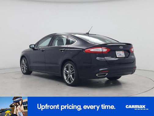 Blue 2014 Ford Fusion Titanium