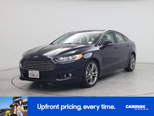 Blue 2014 Ford Fusion Titanium