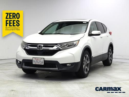 White 2019 Honda CR-V EX