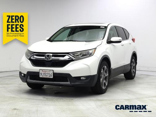 White 2019 Honda CR-V EX