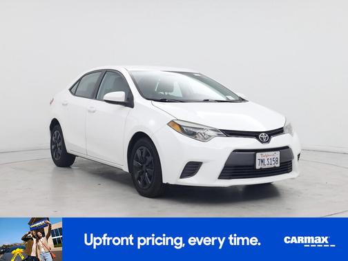 White 2015 Toyota Corolla LE