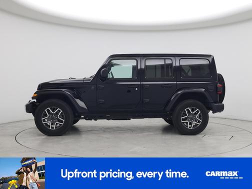Black 2025 Jeep Wrangler Sahara