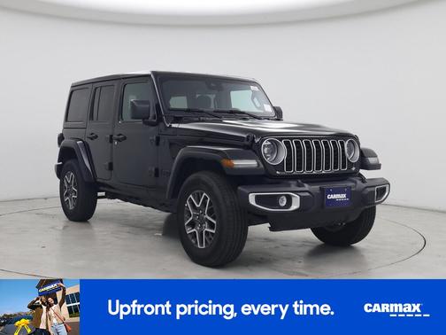 Black 2025 Jeep Wrangler Sahara