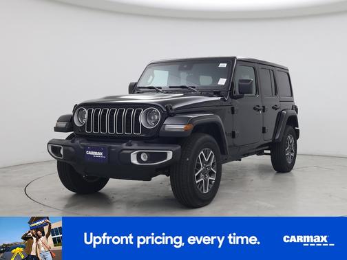 Black 2025 Jeep Wrangler Sahara