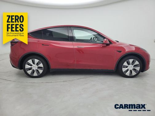 Red 2023 Tesla Model Y Long Range