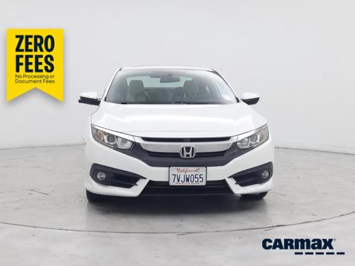 White 2016 Honda Civic EX-T