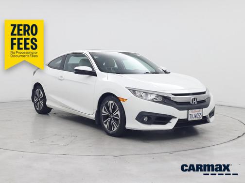 White 2016 Honda Civic EX-T