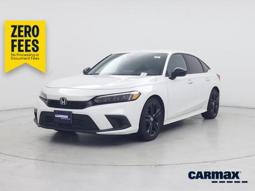 White 2022 Honda Civic Sport