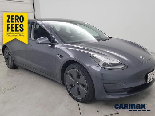 Gray 2022 Tesla Model 3