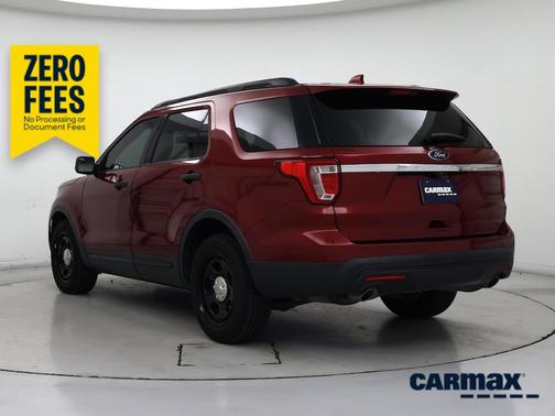 Red 2017 Ford Explorer