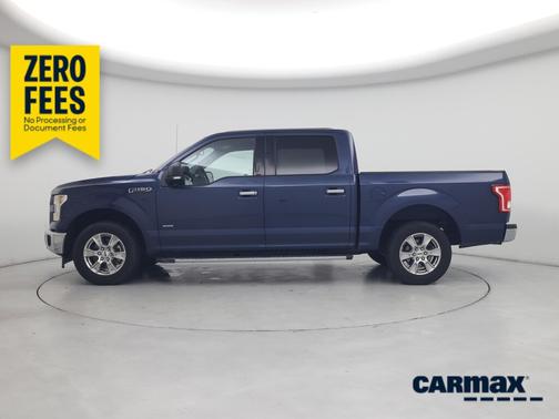 Blue 2017 Ford F-150 XLT