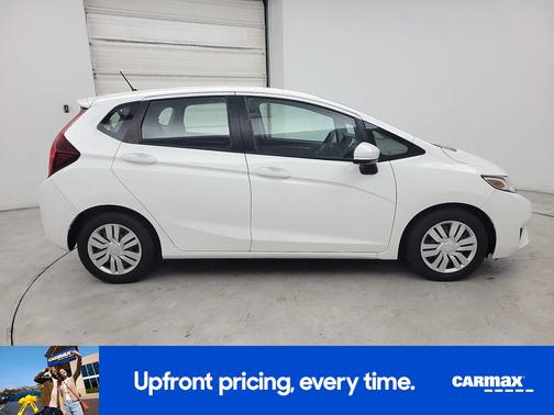 White 2015 Honda Fit LX