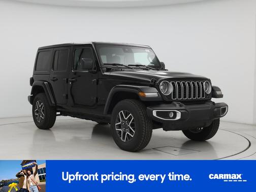 Black 2025 Jeep Wrangler Sahara