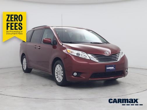 Red 2014 Toyota Sienna XLE