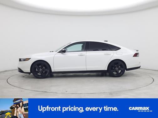 White 2023 Honda Accord Hybrid Sport-L
