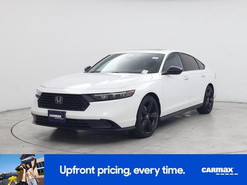 White 2023 Honda Accord Hybrid Sport-L