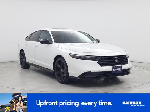 White 2023 Honda Accord Hybrid Sport-L