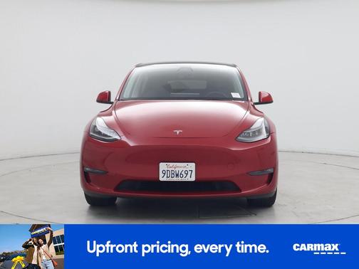 Red 2022 Tesla Model Y Long Range
