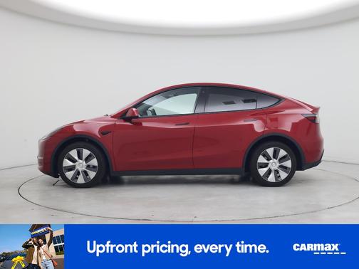 Red 2022 Tesla Model Y Long Range