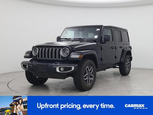 Black 2025 Jeep Wrangler Sahara