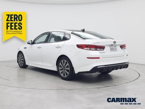 White 2020 Kia Optima EX Premium