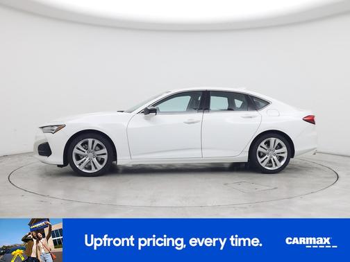 White 2021 Acura TLX Technology