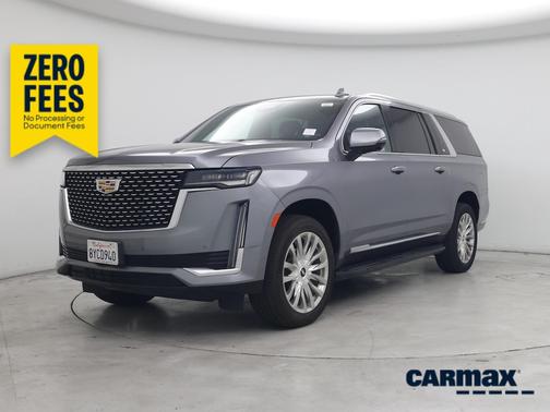 Gray 2021 Cadillac Escalade ESV Premium Luxury
