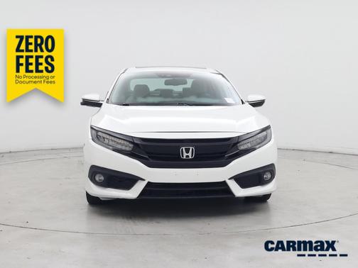 White 2017 Honda Civic Touring