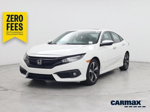 White 2017 Honda Civic Touring