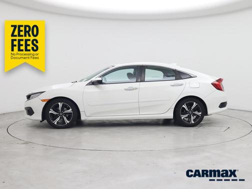 White 2017 Honda Civic Touring