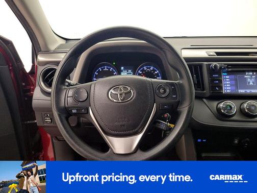 Red 2018 Toyota RAV4 LE