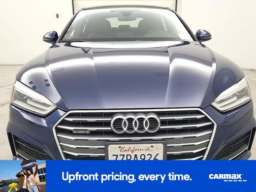 Blue 2018 Audi A5 Premium