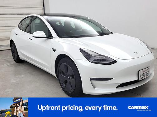 White 2022 Tesla Model 3 Long Range