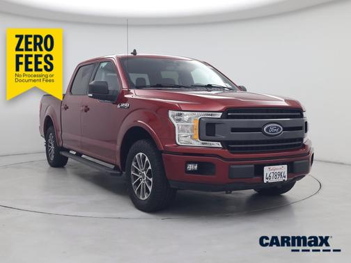 Red 2019 Ford F-150 XLT