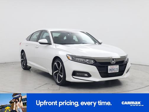 White 2019 Honda Accord Sport