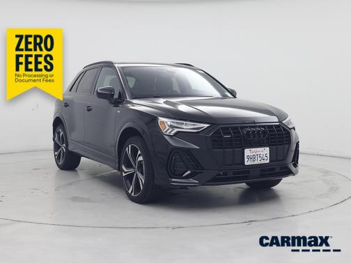 Black 2023 Audi Q3 S-Line Premium Plus