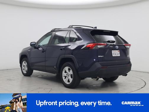 Blue 2021 Toyota RAV4 Hybrid XLE