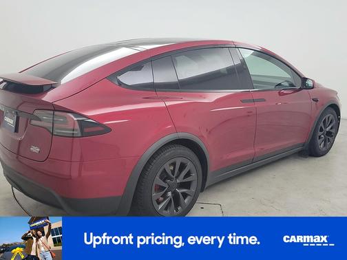 Red 2023 Tesla Model X Plaid