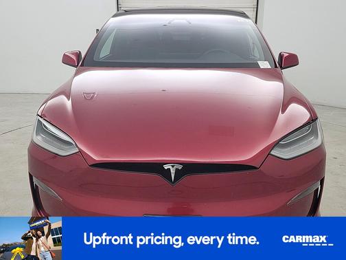 Red 2023 Tesla Model X Plaid