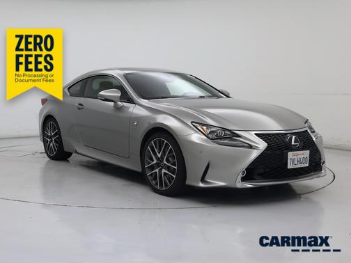 Silver 2016 Lexus RC 350